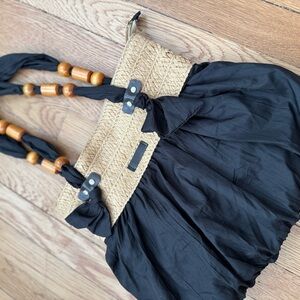 Stylish Black and Tan Women's Bag